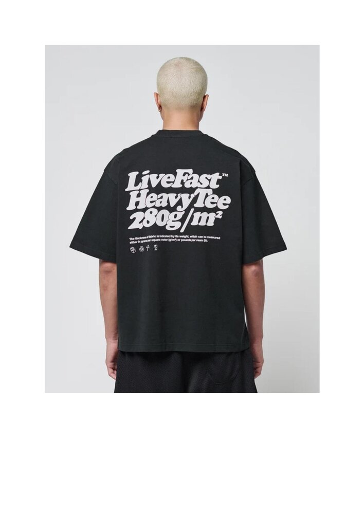 LFDY heavyweight tee, black