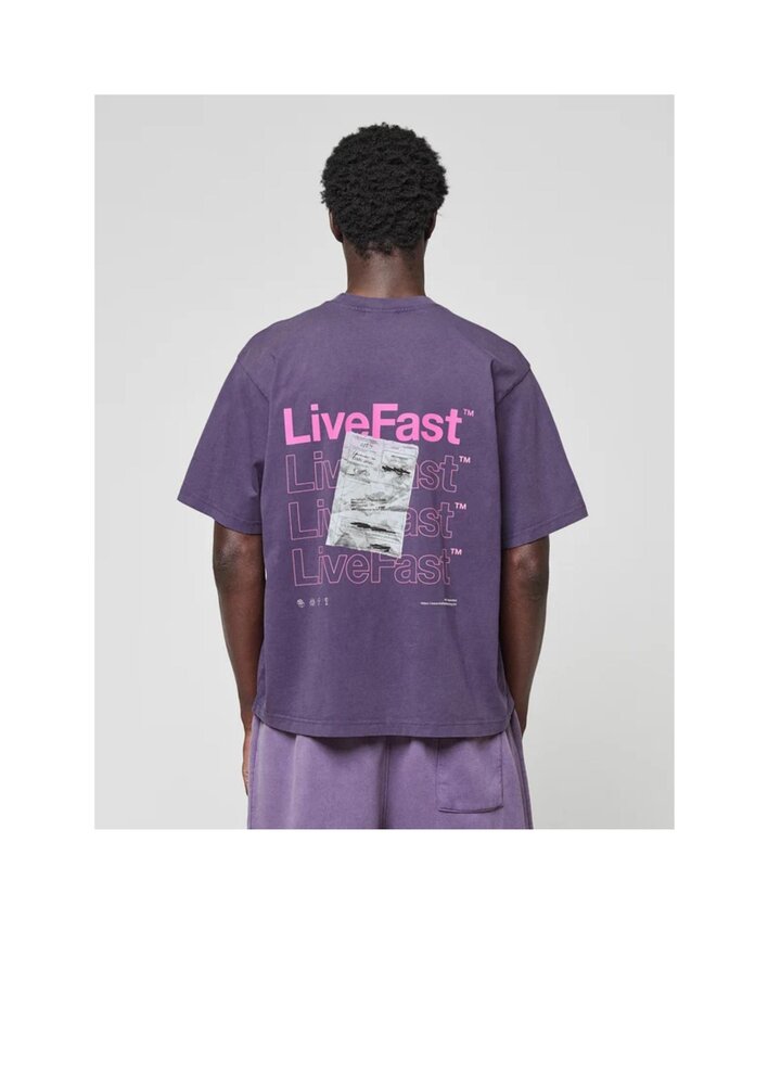 LFDY LiveFast graphic tee, purple